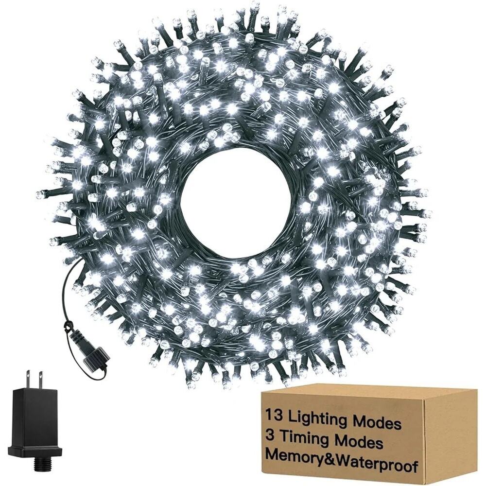 240LED 88Ft Christmas Lights with Memory, 13 Modes Waterproof Xmas String Lights